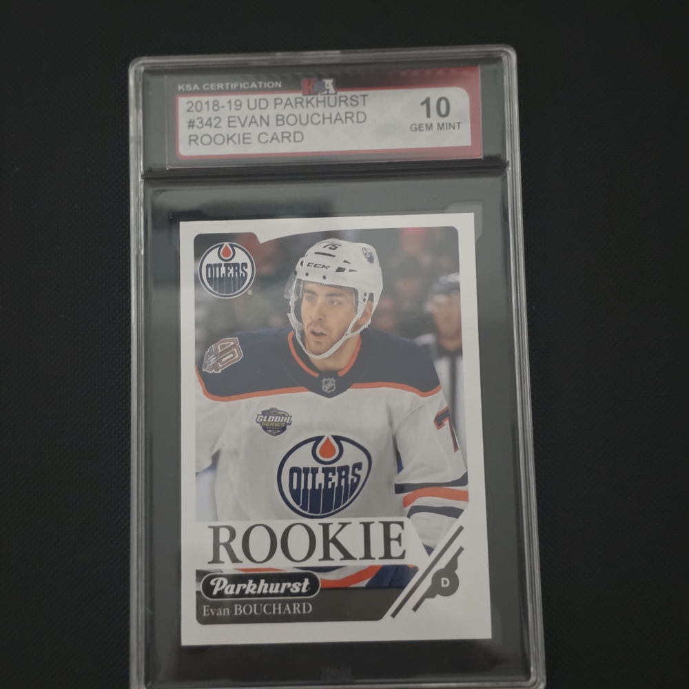 2018-19 Parkhurst ROOKIE Hockey #342 Evan Bouchard KSA 10
